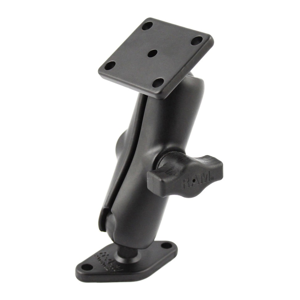 RAM-B-140U  RAM Double Ball Mount with 2-Hole & 4-Hole AM...
