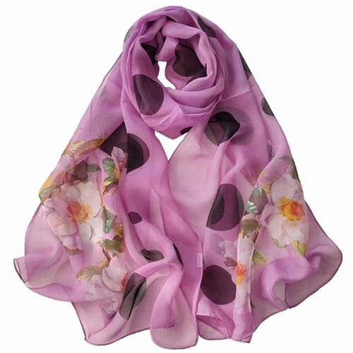 Pokeedioty Scarfs for Women Lightweight Fashion Scarves Elegant Floral P 052