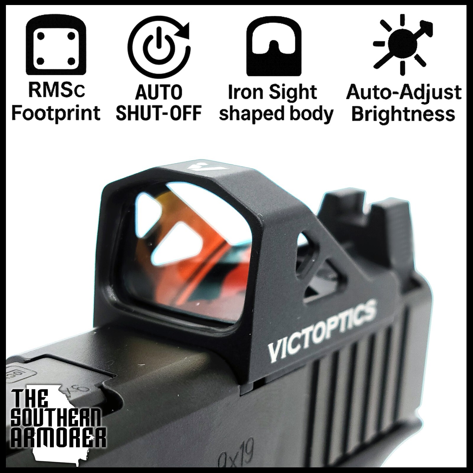 3 MOA Red Dot Micro Reflex Sight RMSc RCR RMS SMS ROMEO ZERO RD3-018 JPOINT