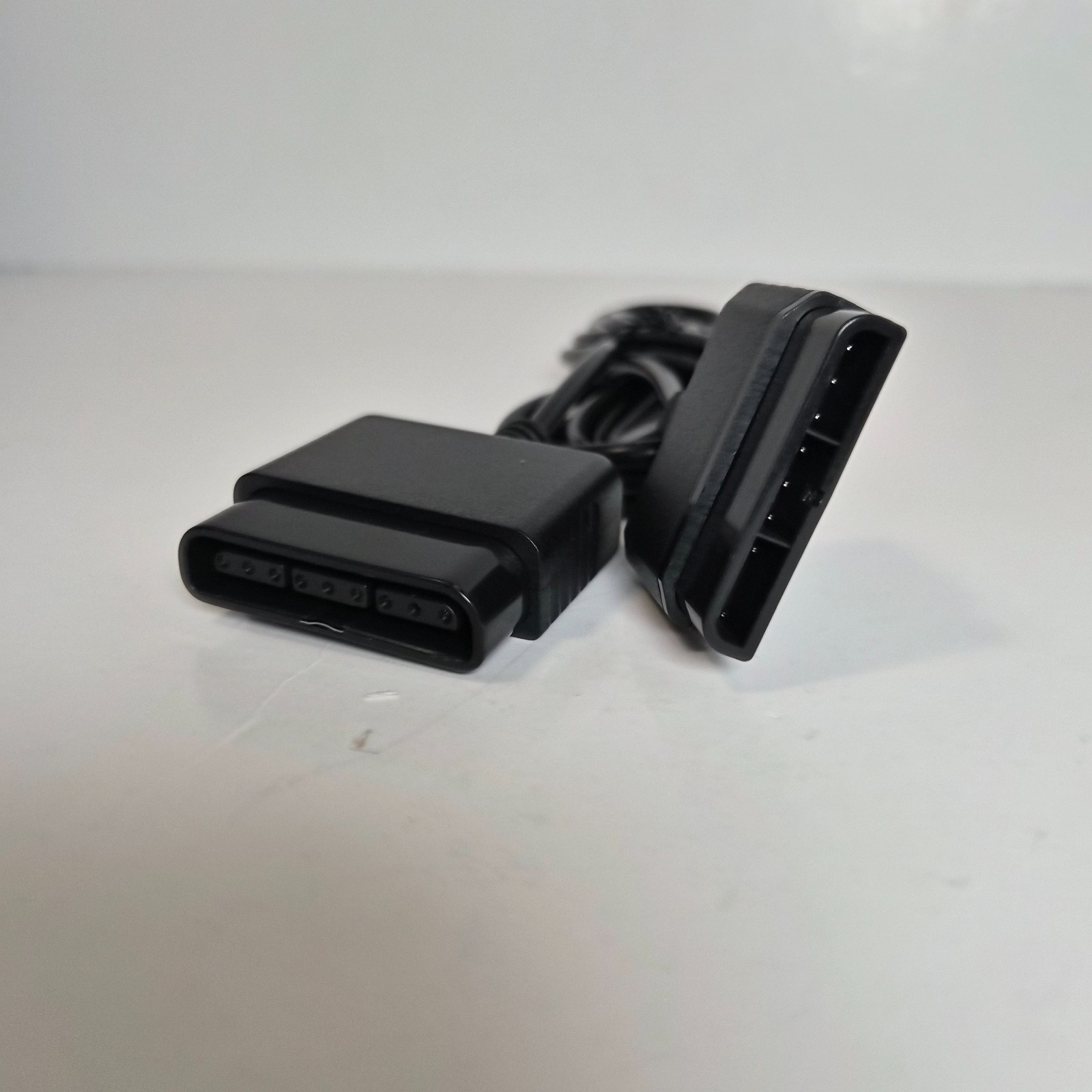 PS1 PS2 Controller Extension Cable Black Tested (CB)