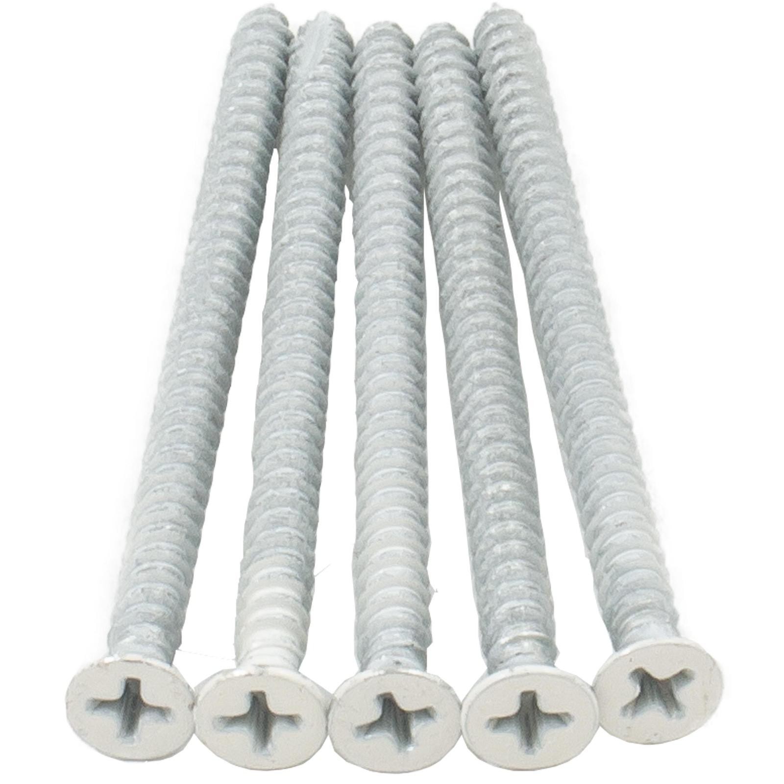 Door Hinge Screws, #9 x 2-3/4", 100-Pack, White by Stone Harbor Hardware