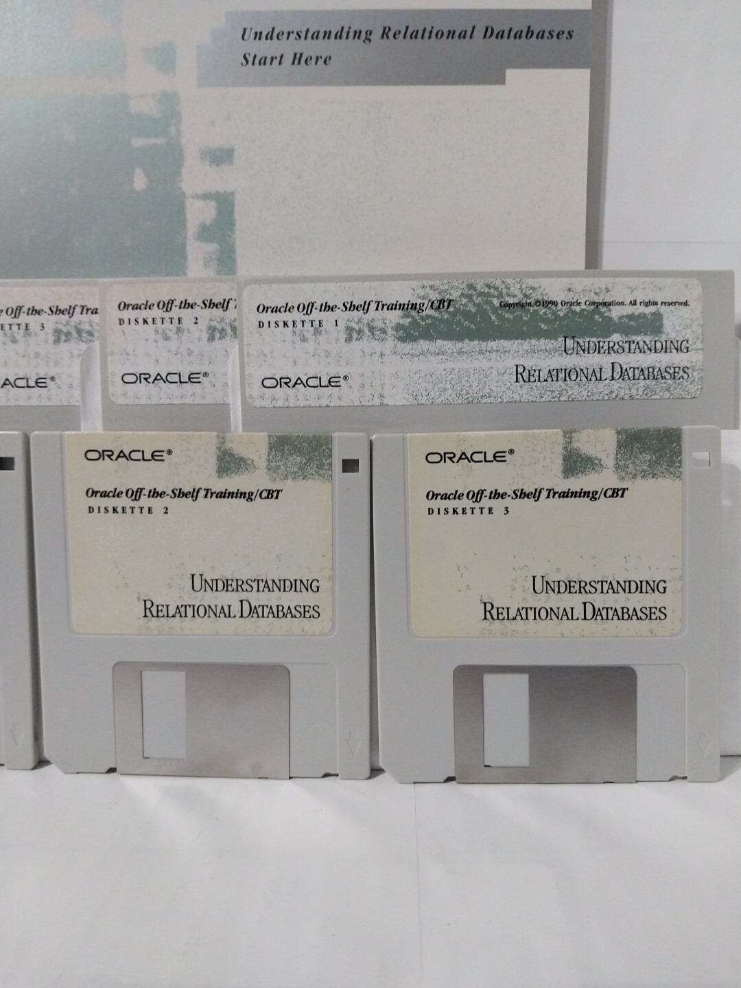 Oracle Understanding Relational Databases w/ 3.5" Disks and 5.25" Disks - See
