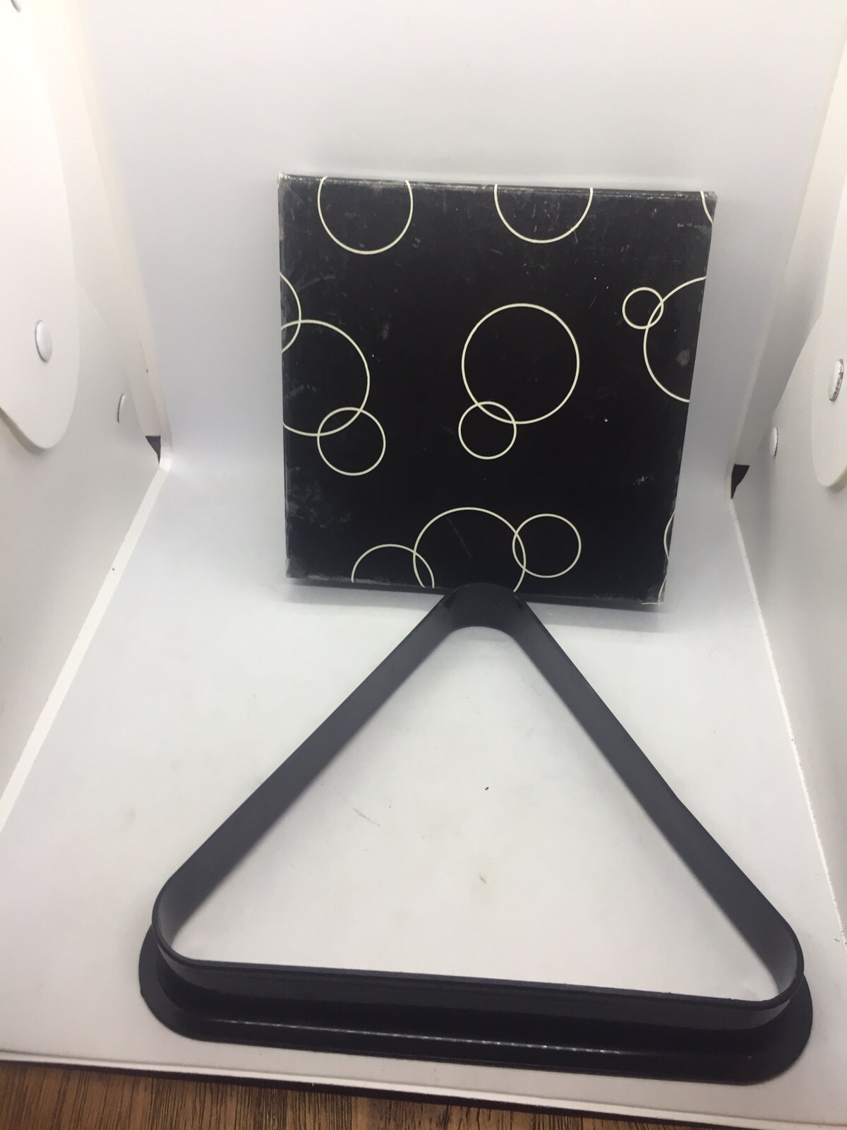 Set of 16 Miniature 1.5” Pool Balls Billiards In Original Box With Cue Rack EUC