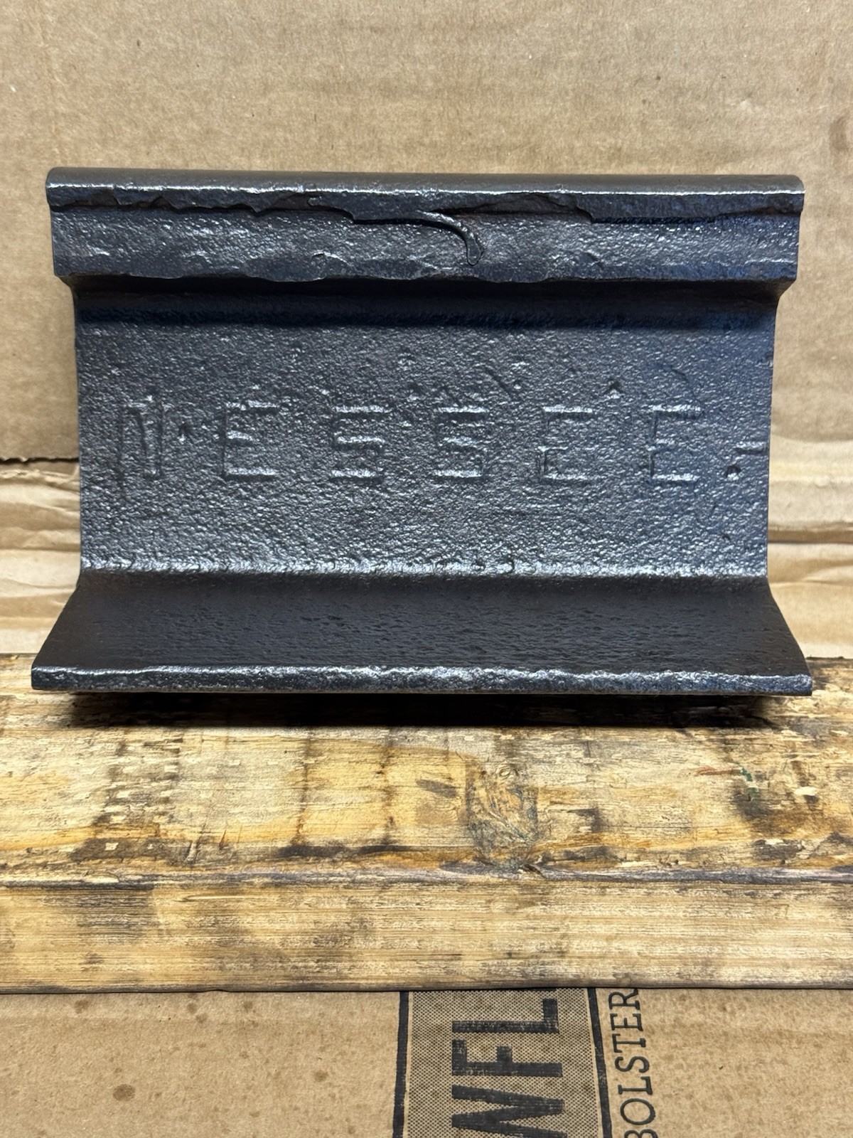 Steel Railroad Train Track ( Approximately 16 Lbs ) Anvil Etc