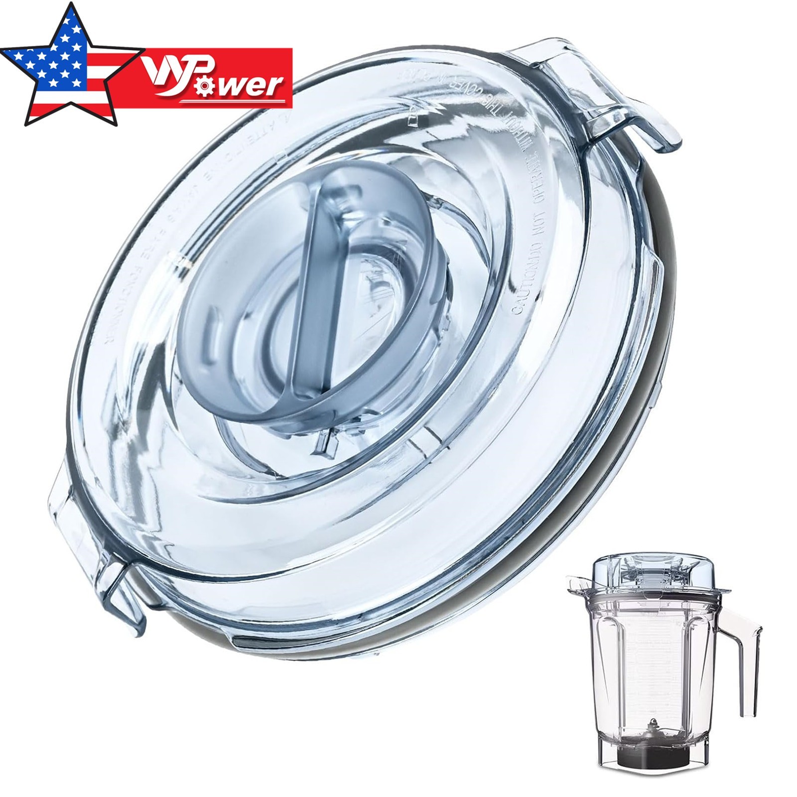 64oz Low Profile Container Lid Compatible with Vitamix Ascent  A3500 A3300 A2500