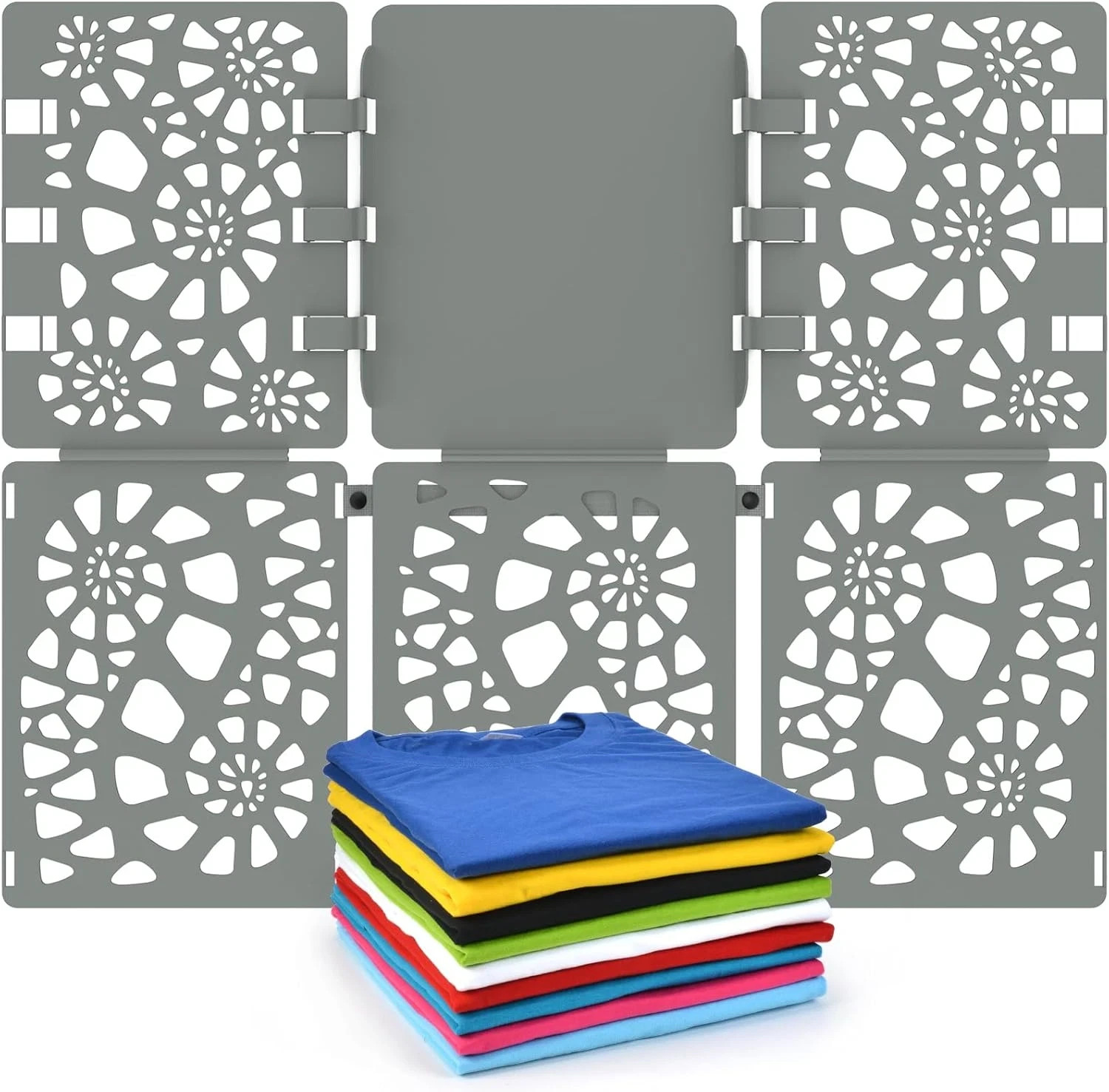 Shirt Folding Board V2 - Durable Plastic Clothes Folder Tshirt Organizer - Ea...