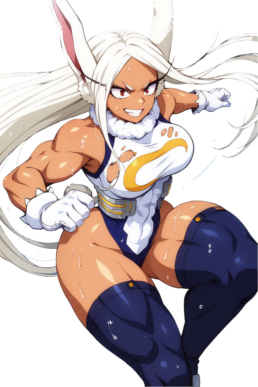 Rumi Mirko My Hero Academia Waifu Weatherproof Anime Sticker 6" Car Decal