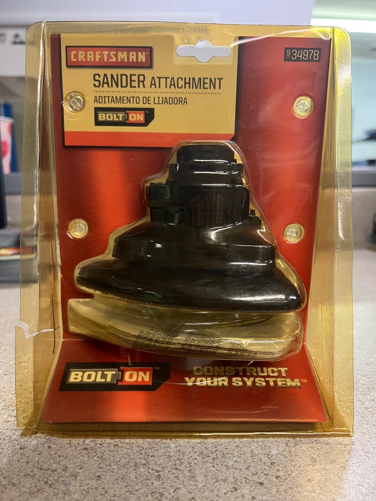 Craftsman Tools Bolt-on Sander Attachment 34978 & 6 Sheets of Sandpaper NEW