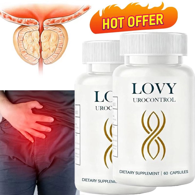 2X Lovy Urocontrol Capsules, Bladder Health Supplement, Maximum Strength Formula