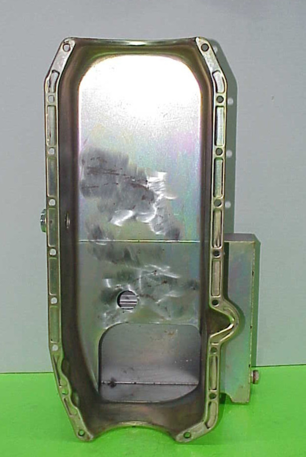 CV / Champ Steel Pan Circle Track Wet Sump Oil Pan for 2 Piece Seal SB Chevy