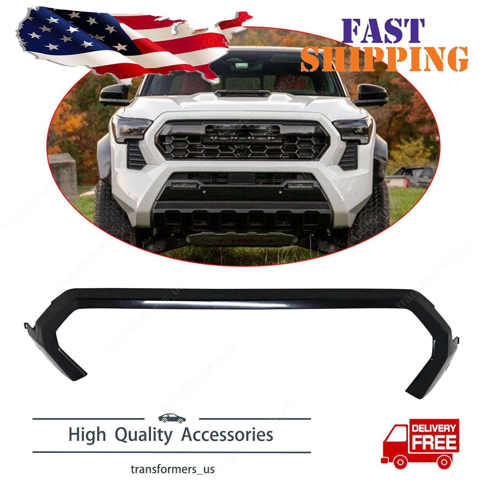 Front Upper Grille Surround Strip Textured Black For 2024-2025 Toyota Tacom
