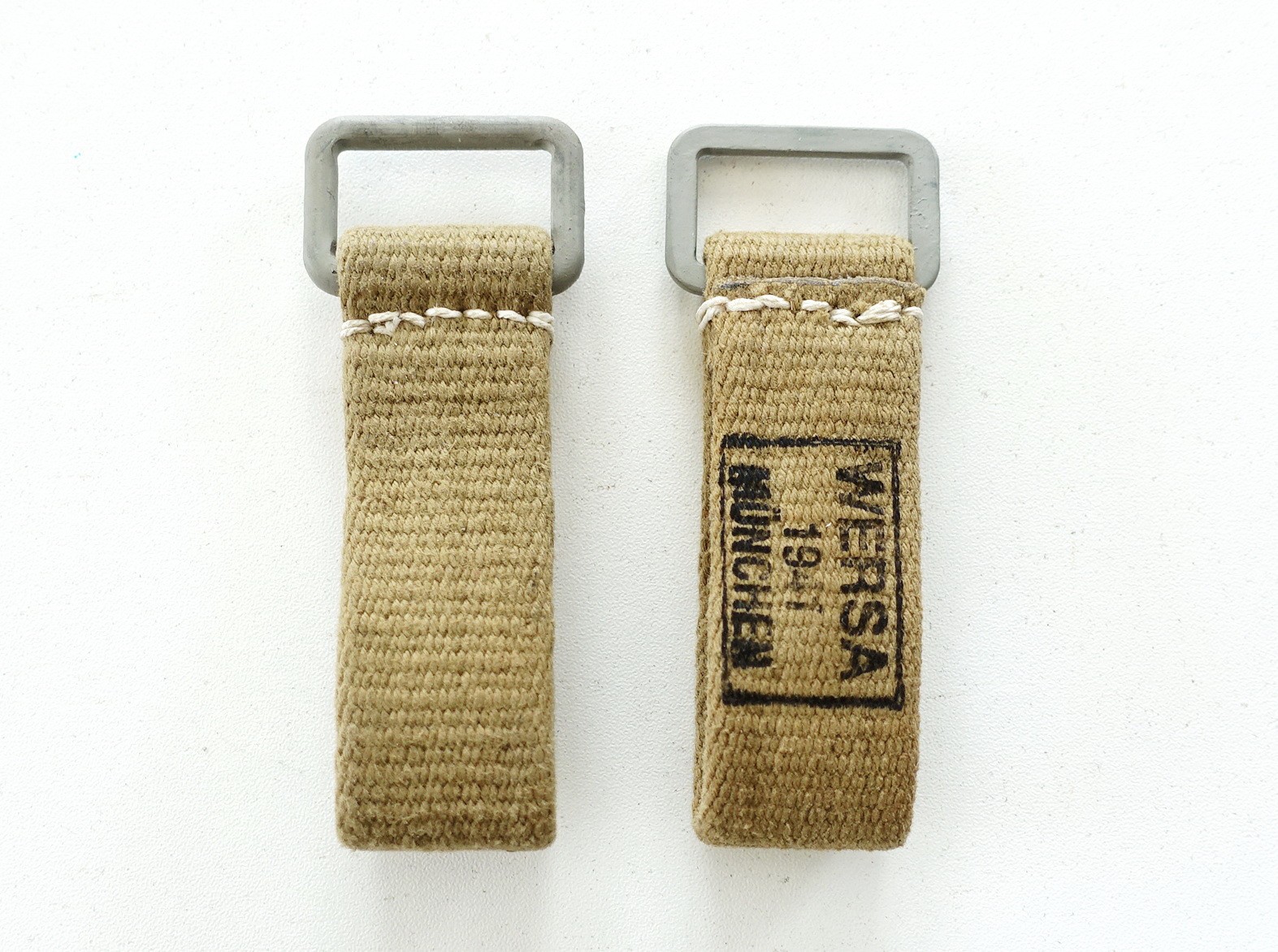 GERMAN ARMY AFRIKAKORPS WW2 REPRO SET Y-STRAP BELT LOOPS D-RINGS 1941