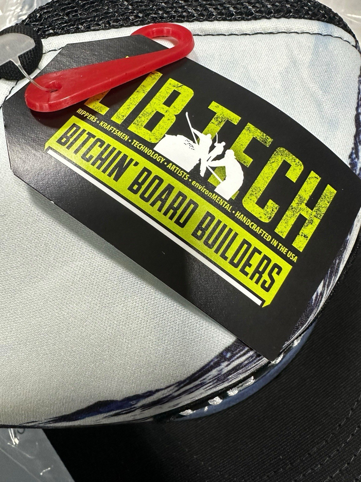 Lib Tech Photo Trucker Hat Snap Back New With Tags FreeShip
