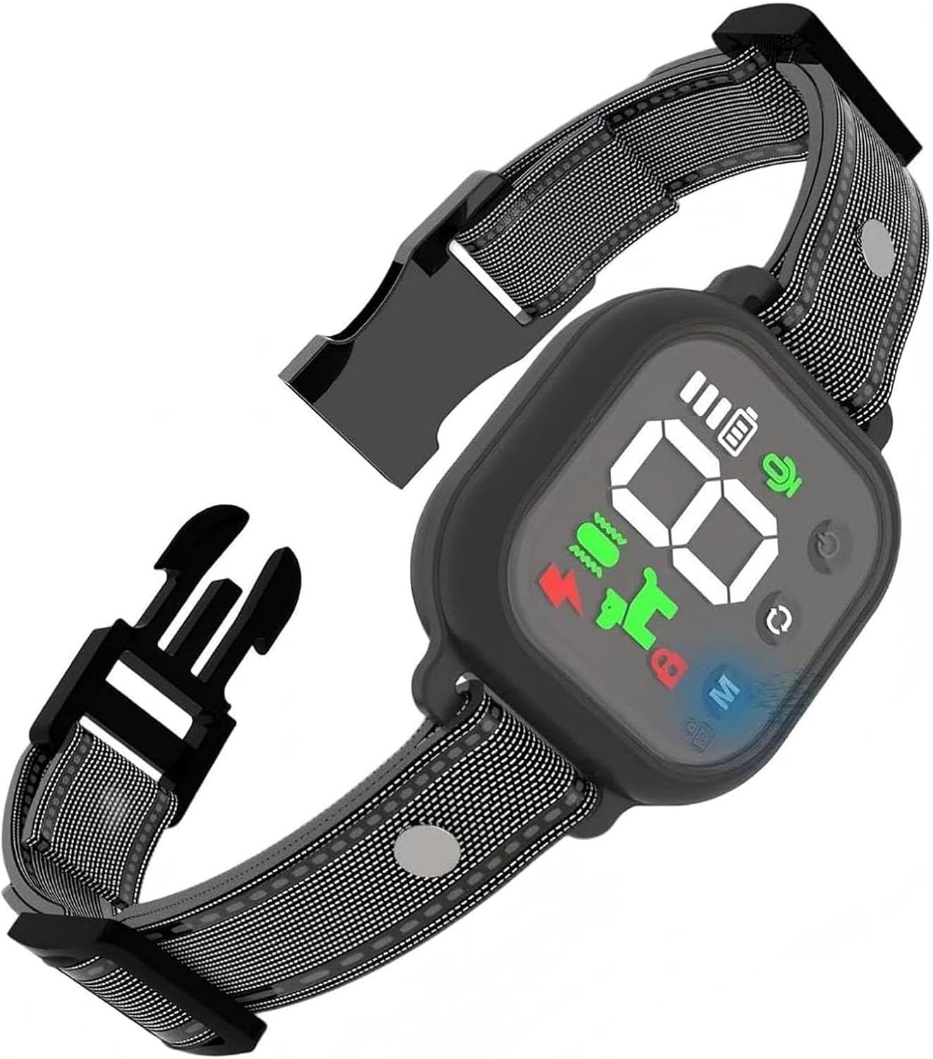 Noobark Dog Bark Collar for Small/Large Dogs 8-120lbs - Rechargeable Anti Bark C