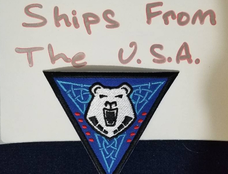 Ghost Bear Dominion Battletech Embroidered Patch approx 3x3"