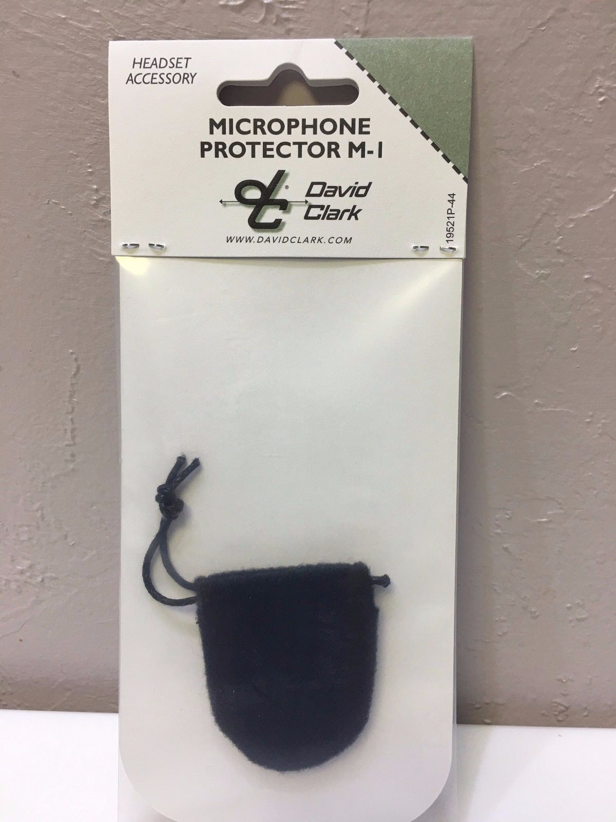 ORIGINAL DAVID CLARK MIC MUFF, WIND SCREEN, COVER for M-1  p/n 18434G-02