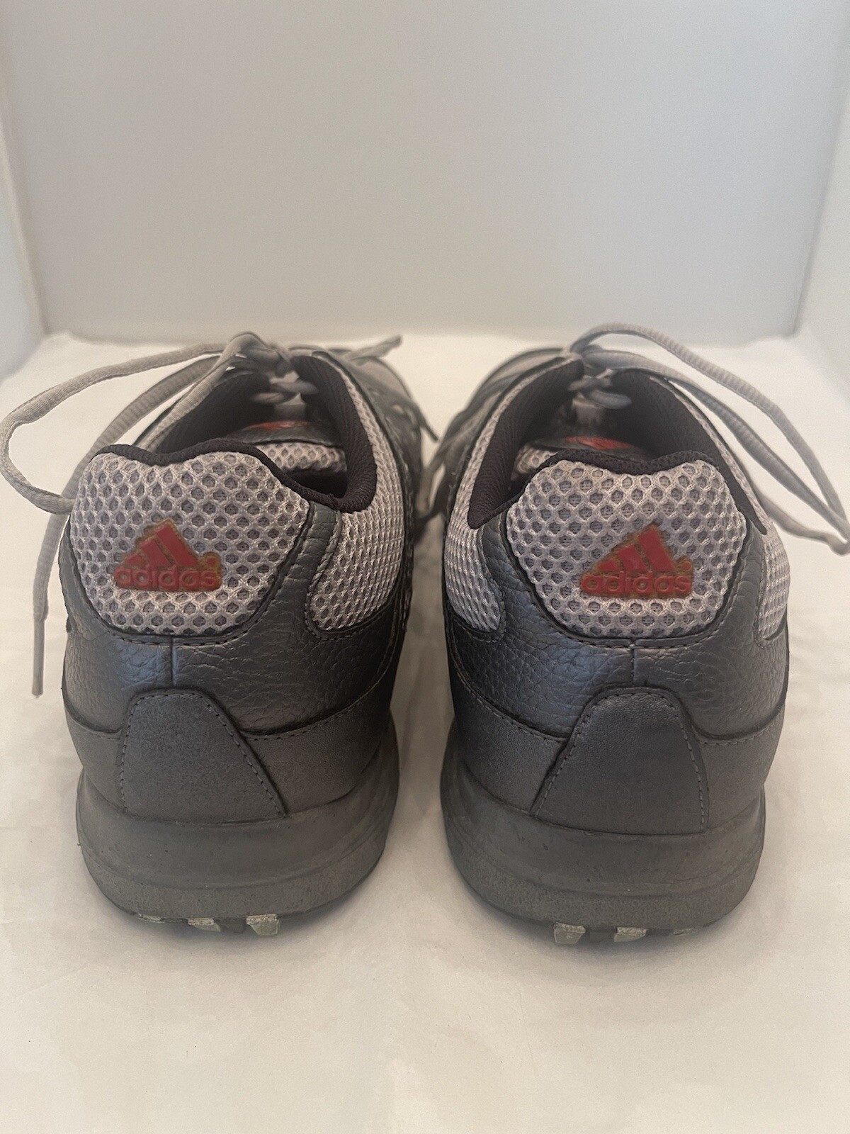 Adidas Golf 816214 Adiwear Traxion Mens 12 Gray Black Soft Shoes