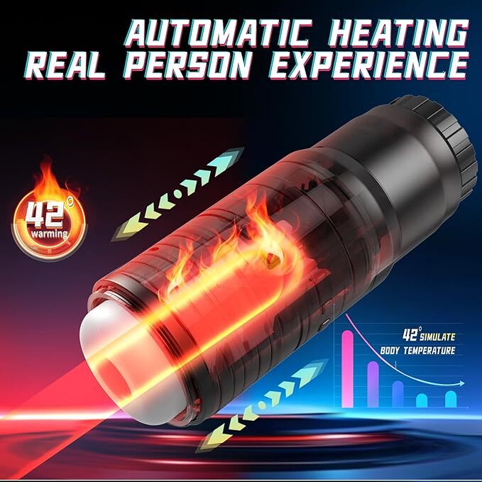 Automatic Sucking Thrusting Male Masturbators Cup Heating Stroker Men Lubricants