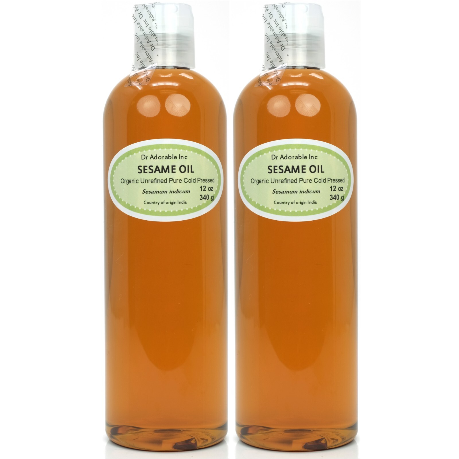 Pure Unrefined Sesame Seed Oil 2 oz 4 oz 8 oz12oz up to gallon Free shipping