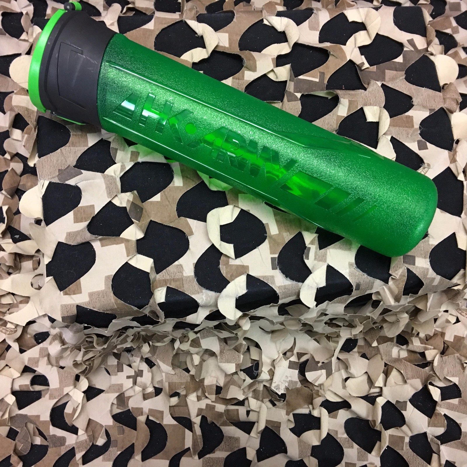 NEW HK Army 165 Round Push Button Paintball Pod - Lime/Black/Lime