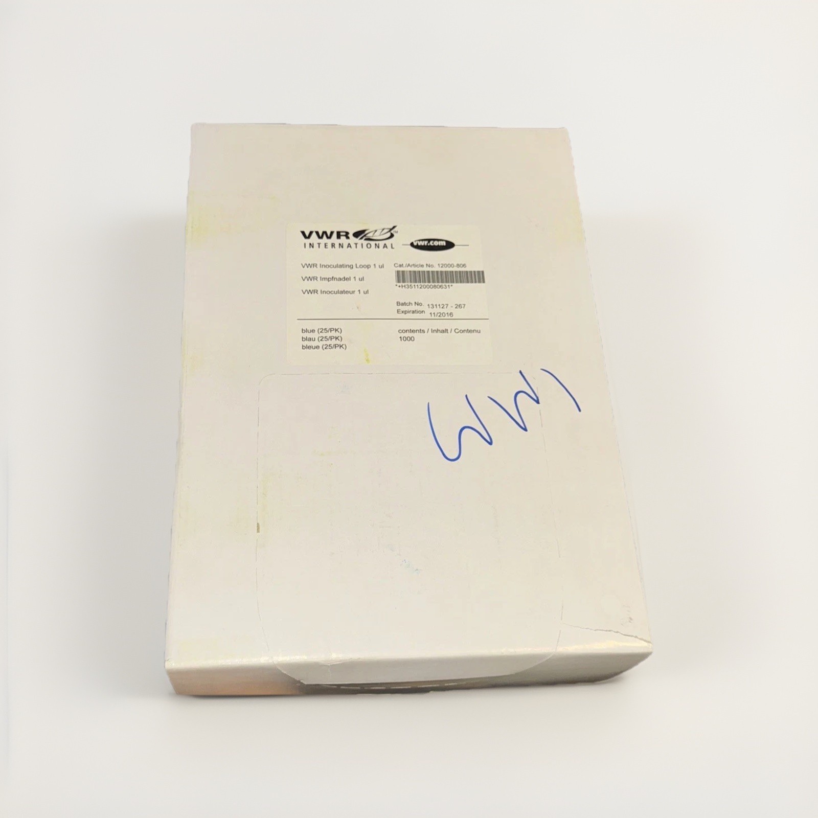 VWR 12000-806, Inoculating Loops, 1uL, Blue