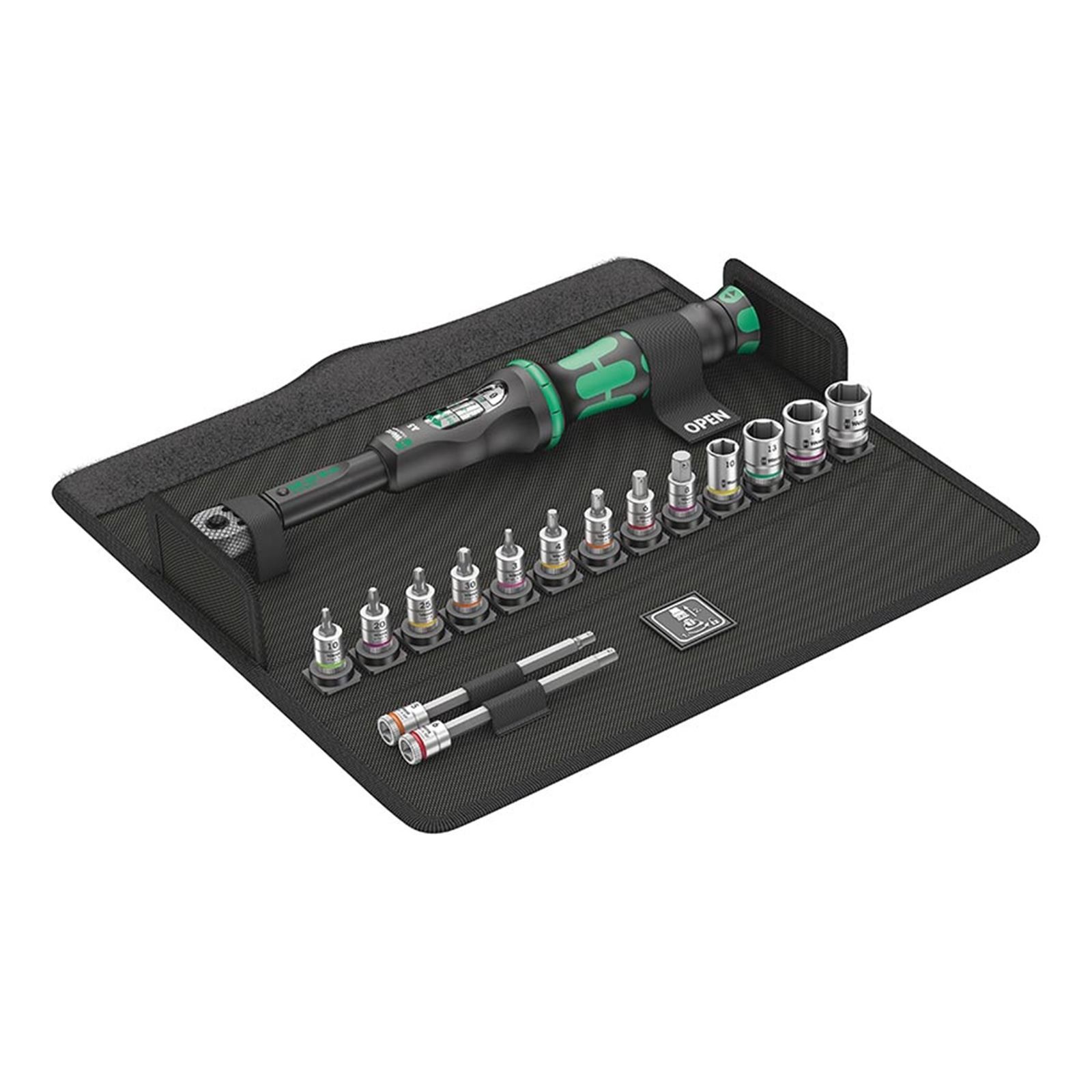 Wera Bicycle-Set Torque 1 Torque Wrench - 2.5-25Nm - 1/4'' Drive Set 05004180001