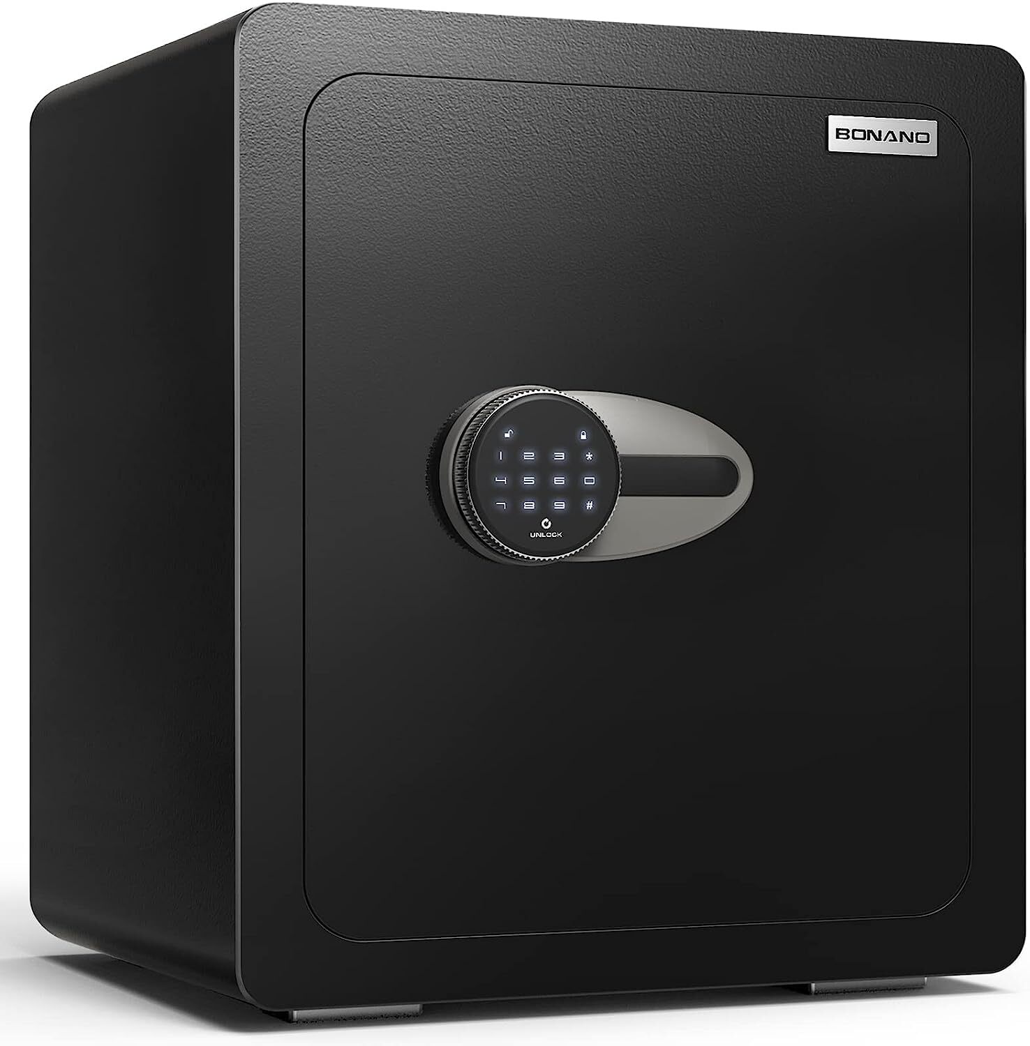 BONANO Fireproof Safe Box, 2.0 Cub Home Safe Fireproof Waterproof with Mute Func
