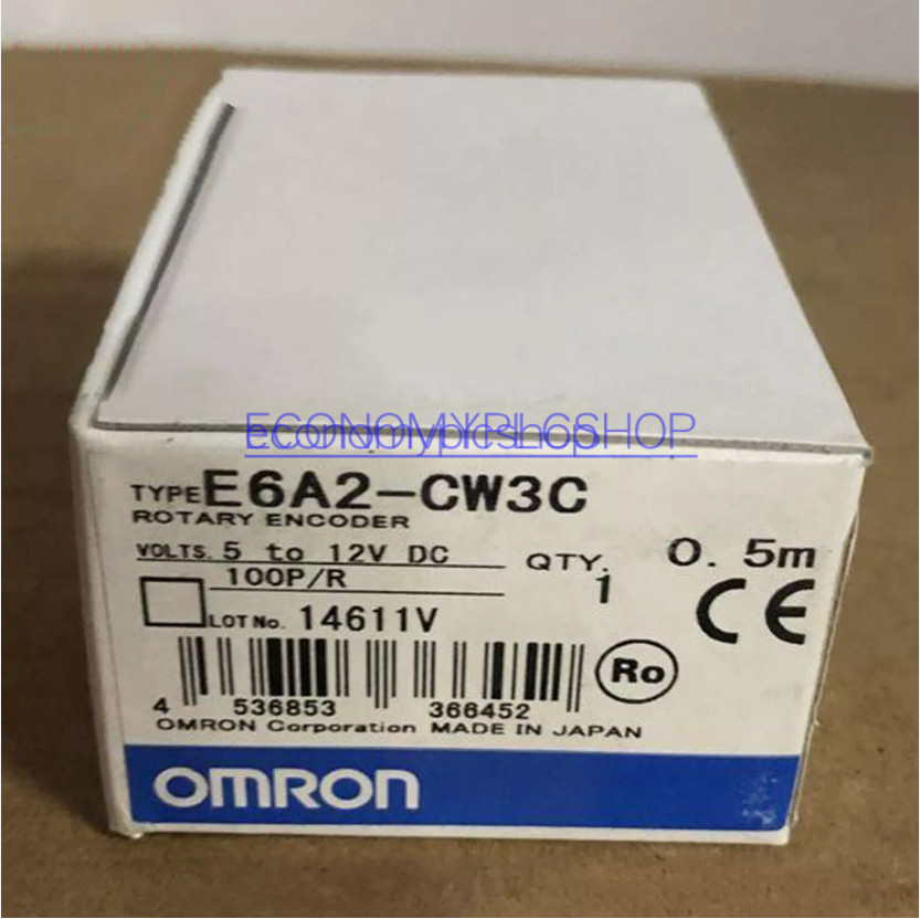 ONE OMRON rotary encoder E6A2-CW3C 100P/R NEW In Box
