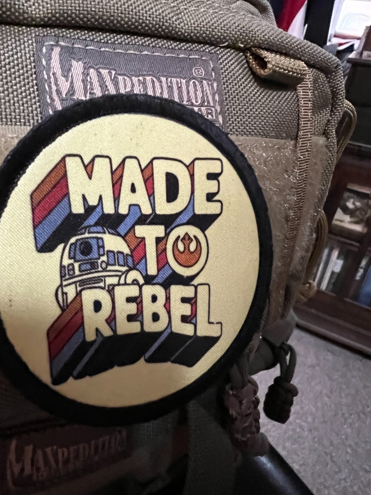 Oga's Cantina Ranco Coaster PATCH Hook and loop Morale Patch