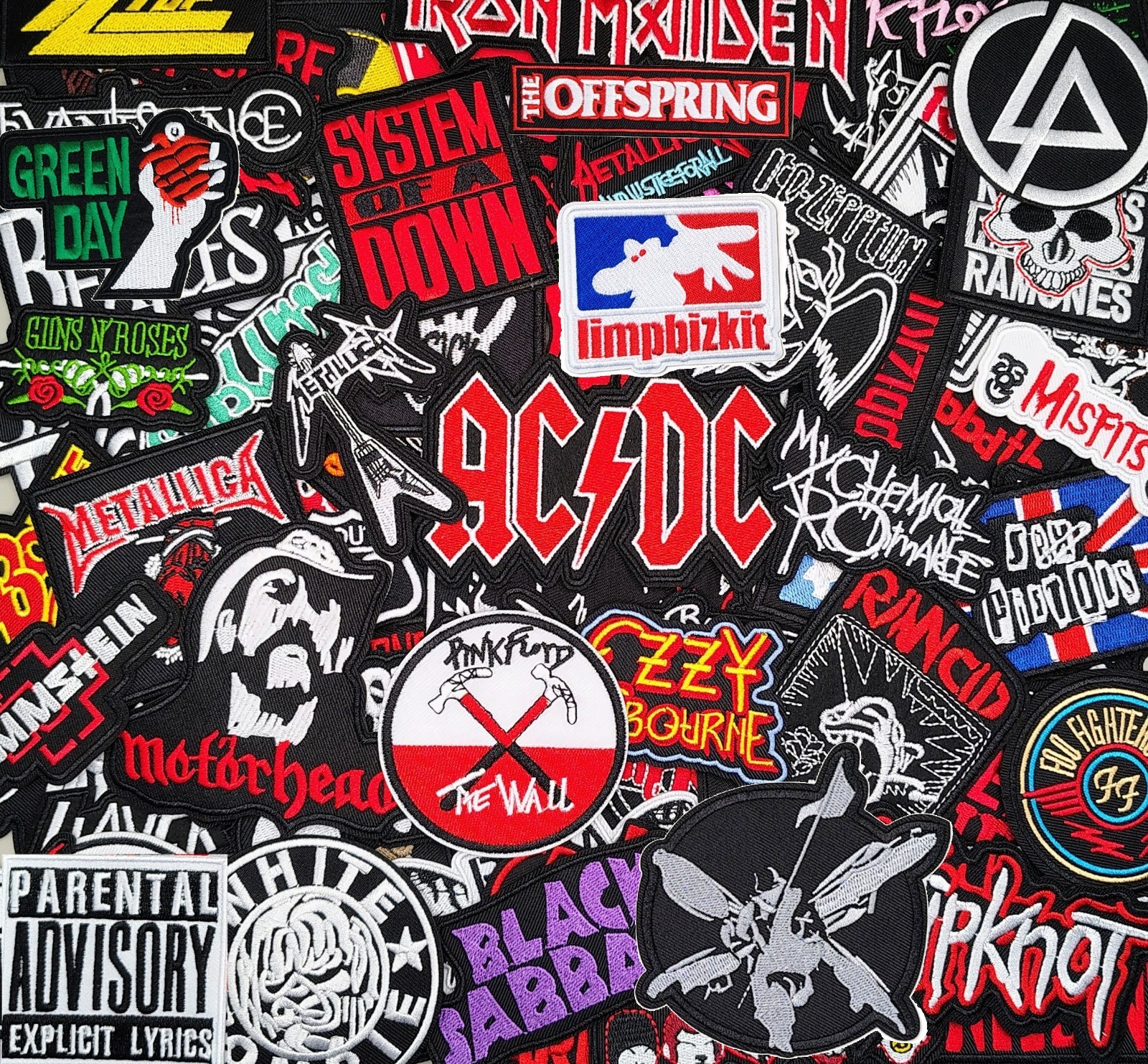 119 NEW Rock Band Patches YOU PICK Heavy Metal Punk Music VEST Iron On FREE SHIP