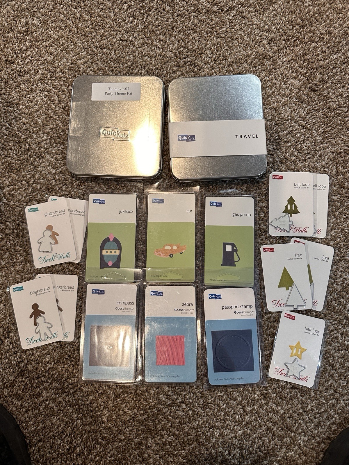 Quic Kutz Lot Of 17+ Embossing Dies Read Description For List Cookie Cutter Die