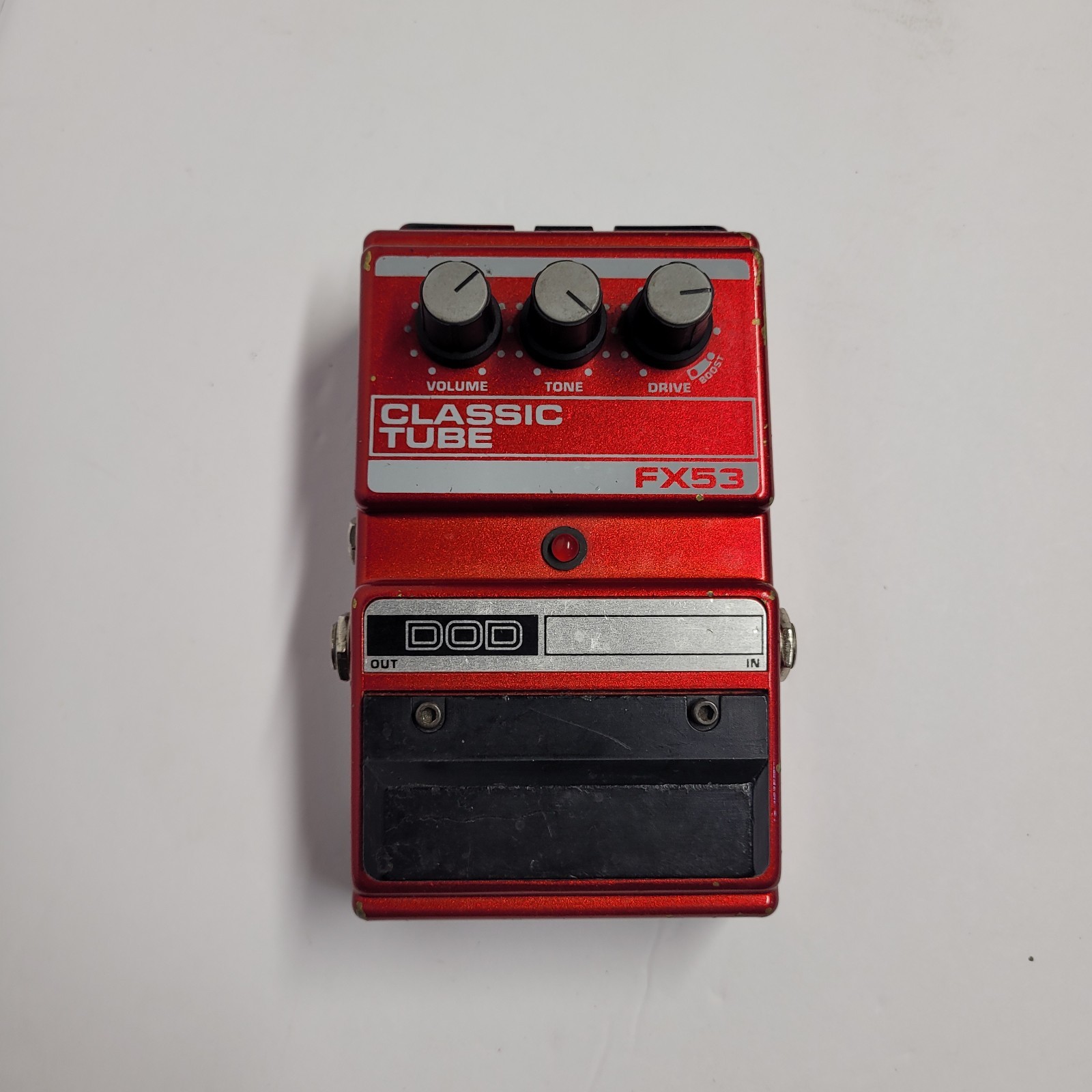 Vintage DOD FX53 Classic Tube Overdrive Guitar Effect Pedal USA