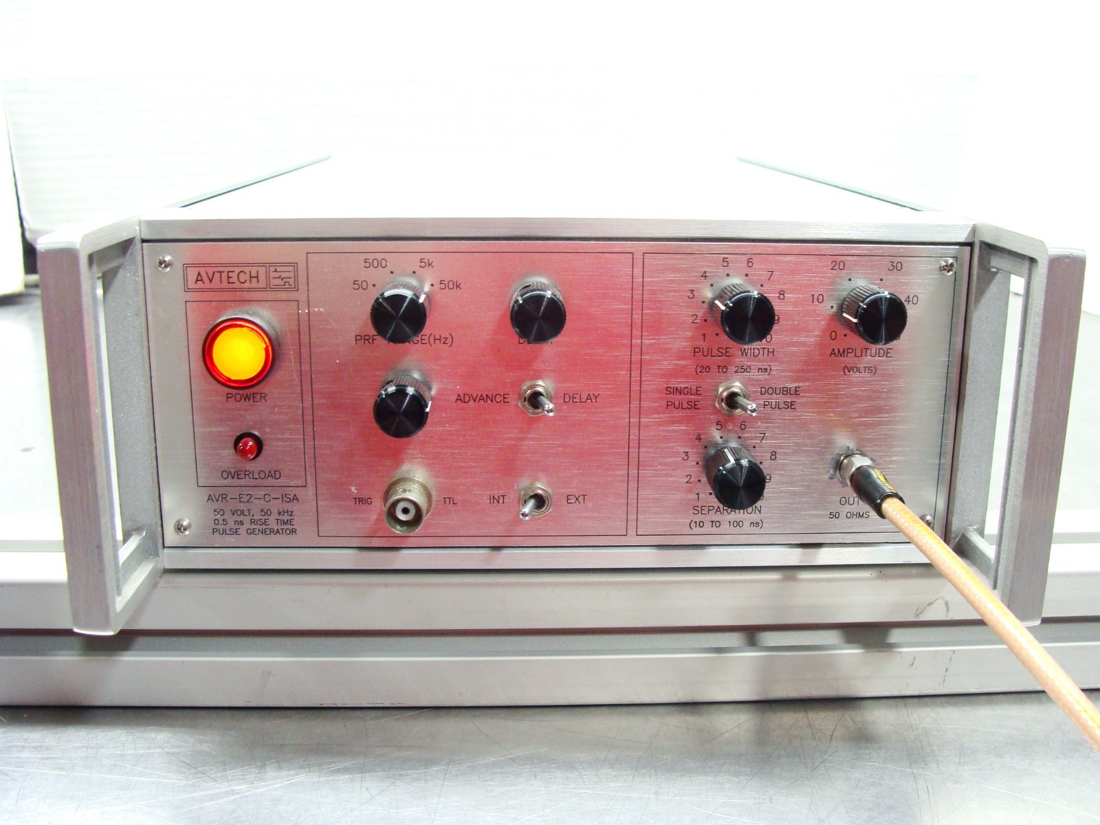 Avtech AVR-E2-C-ISA Very High Speed Pulse Generator .5 ns Rise Time, 50V 50 kHz