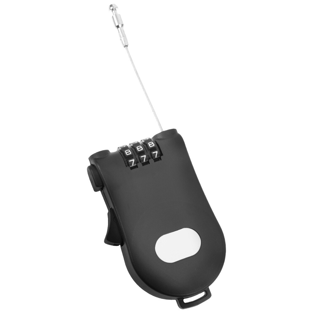 Compact Plastic Snowboard Lock with Anti-Lock Feature for Ski Board Safety