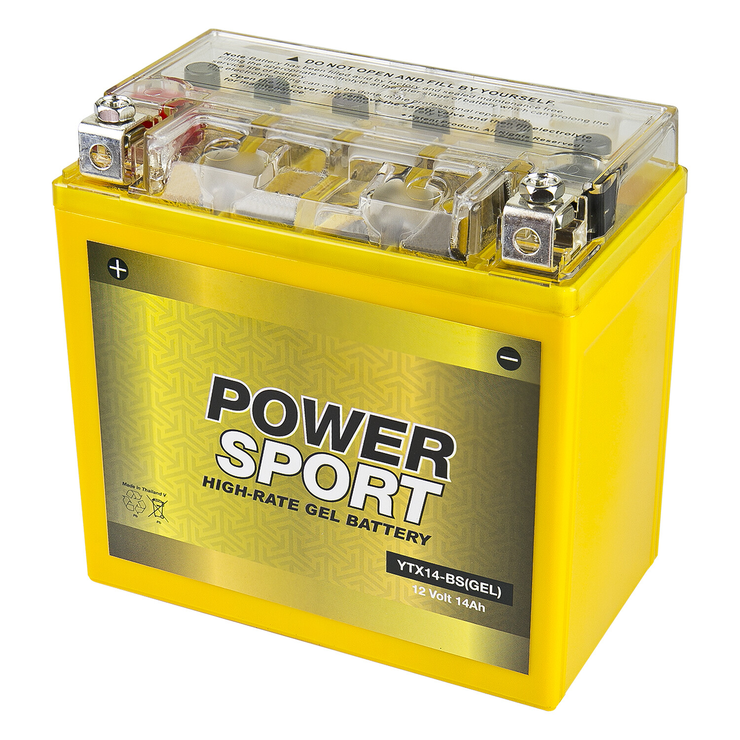 YTX14-BS Gel Replacement Battery for Honda 450 TRX450 Fourtrax Foreman S, ES