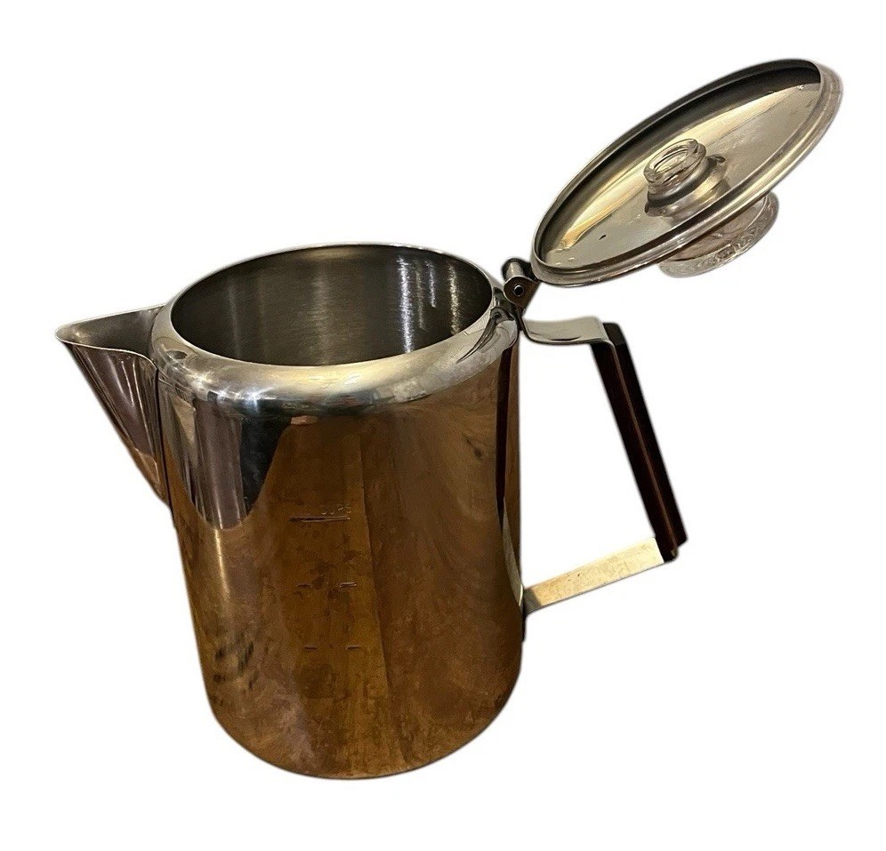 12-Cup Percolator Coffee Pot 18-8 Stainless Steel