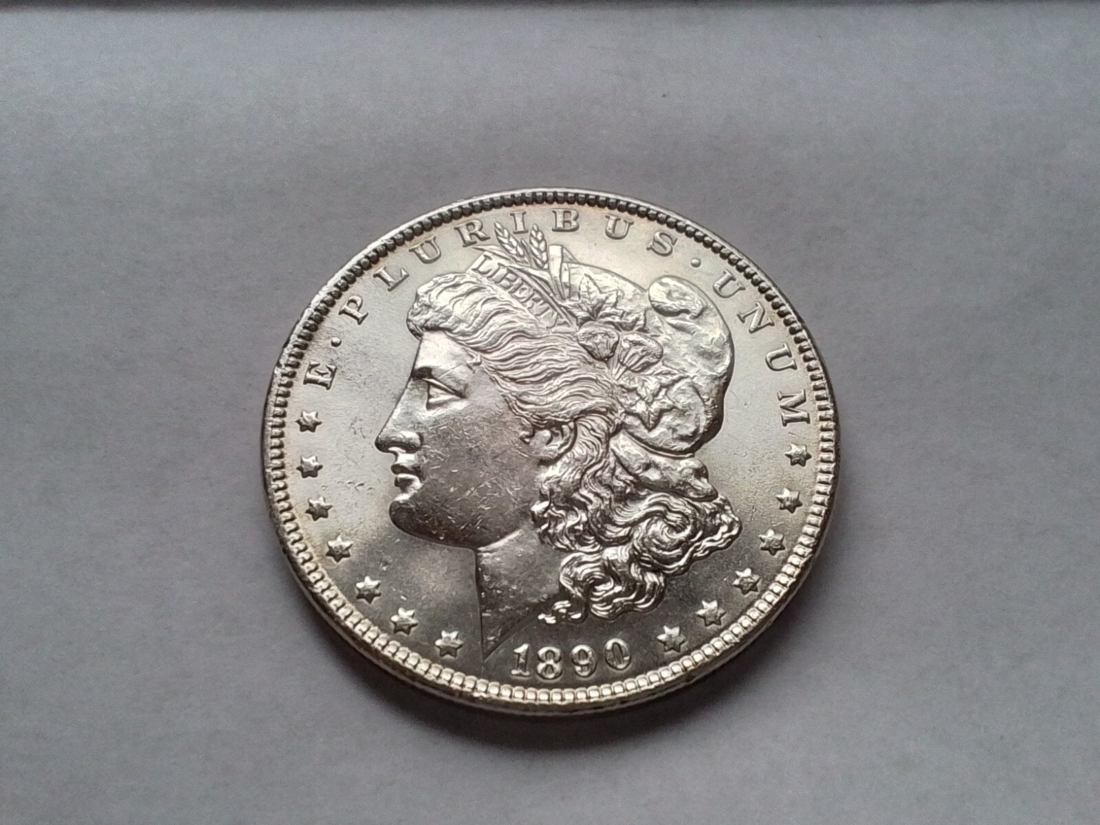 1890-P MORGAN SILVER DOLLAR