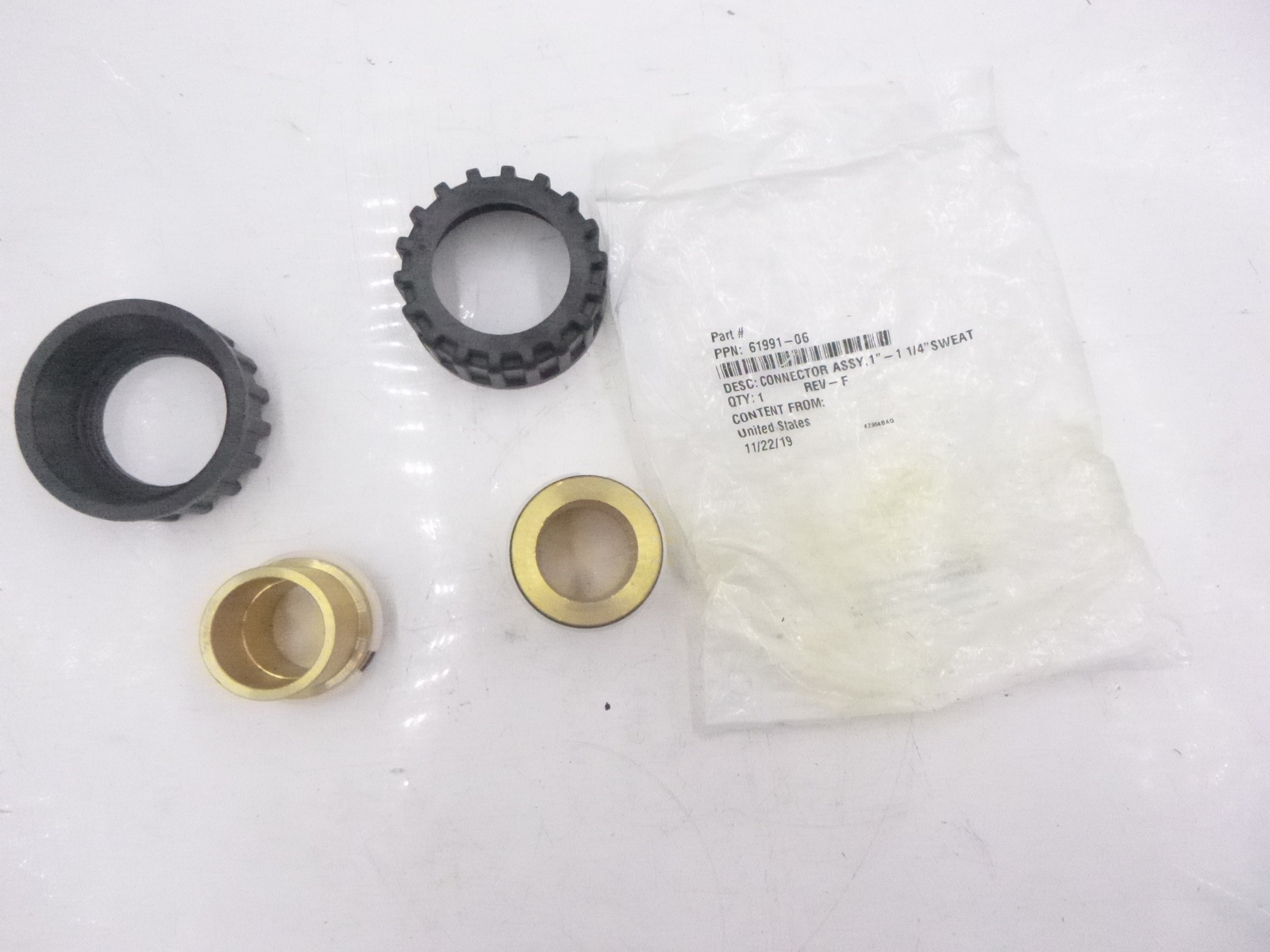 Petnair Fleck Sweat Connectors Kit 1" x 1-1/4" 61991-06
