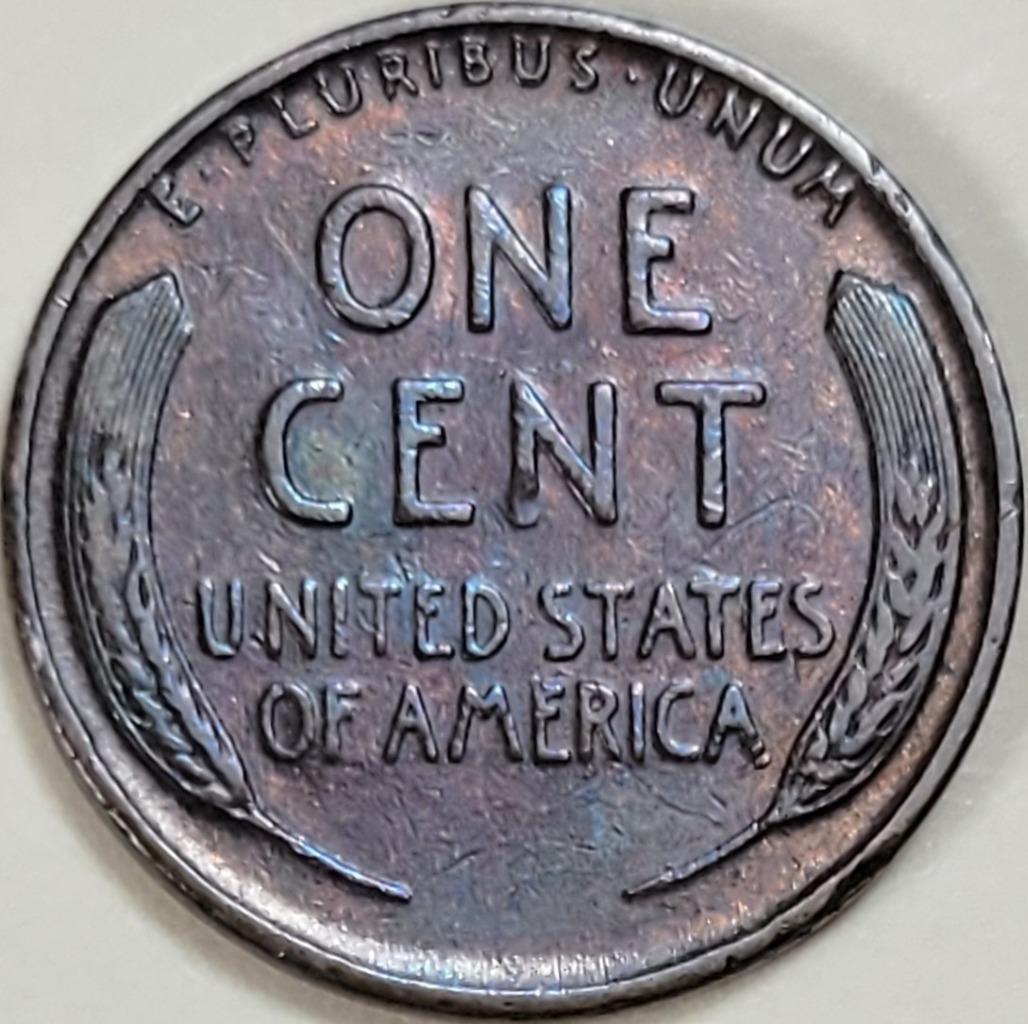 1937 Lincoln Wheat Cent - Average Circulation