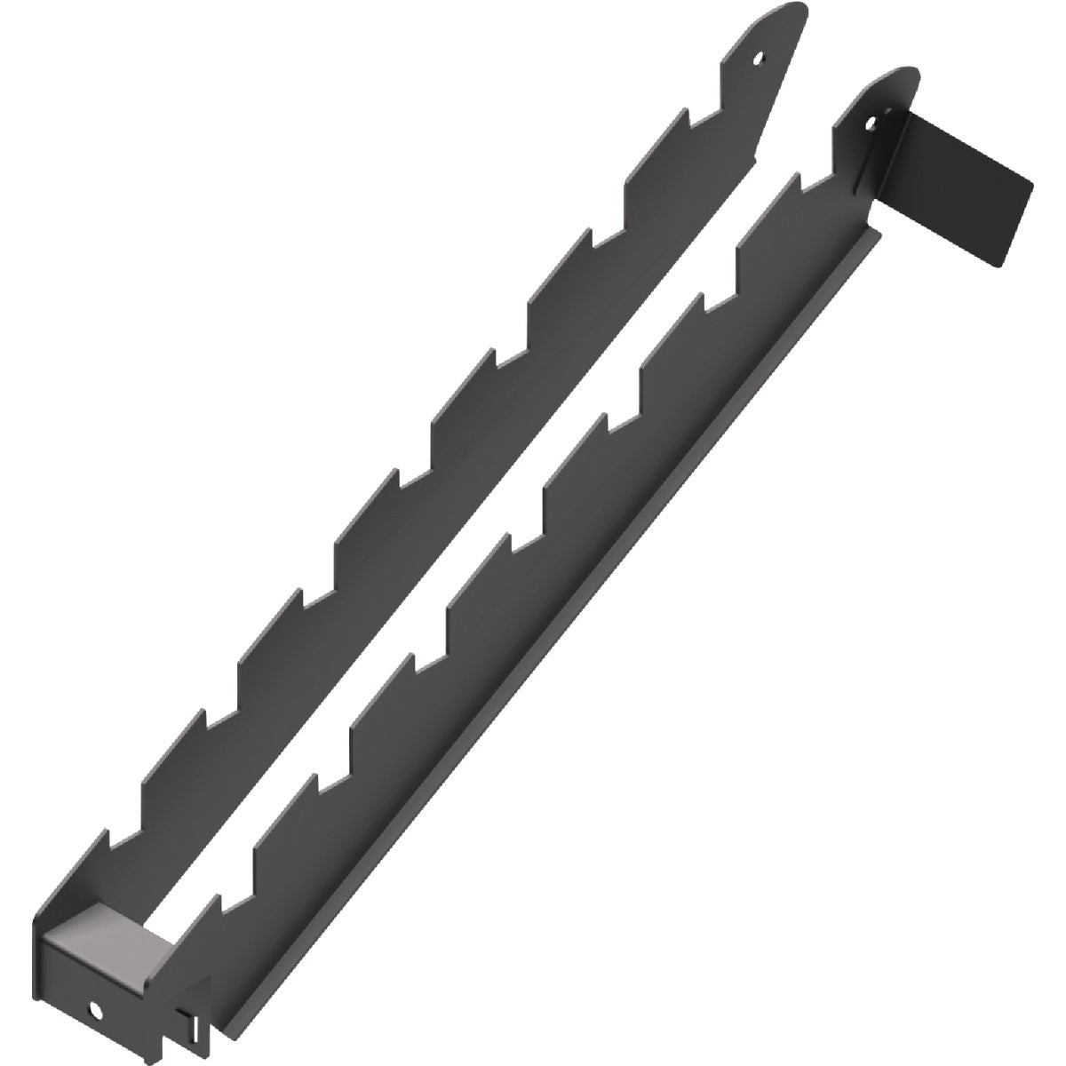 KC Store Fixtures Black Garden Tool Holder for 1 In. Square Crosstube KC Store
