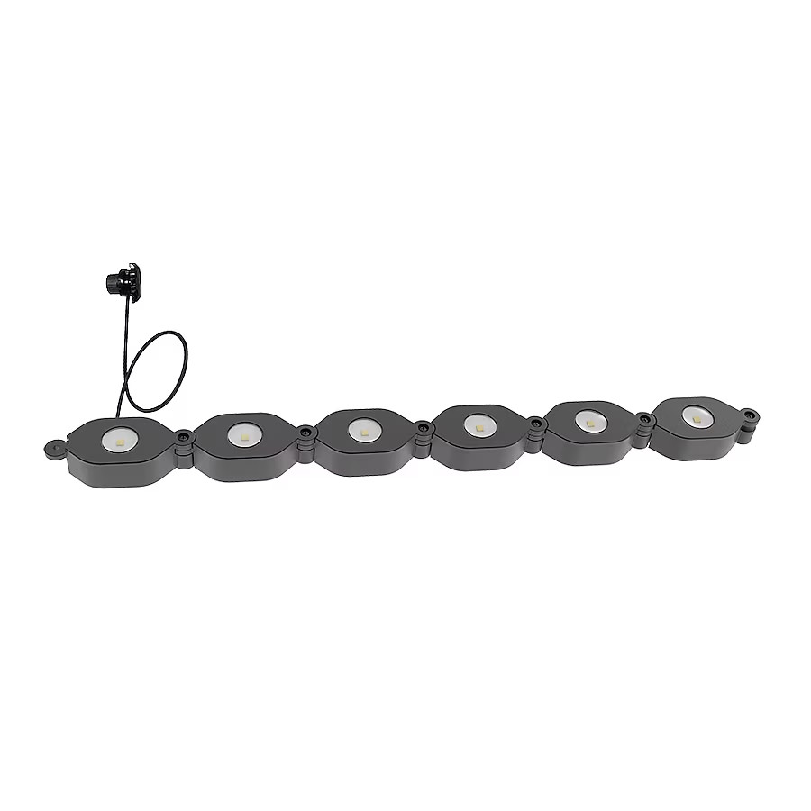 400 Lumens 5 Watt  Bronze Low voltage Hardwired LED Outdoor Chain Path Light