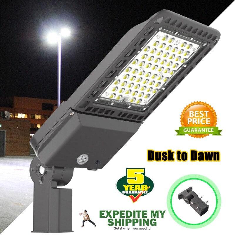 Commercial 200W LED Parking Lot Lights Outdoor Slip Fit LED Shoebox Area Light