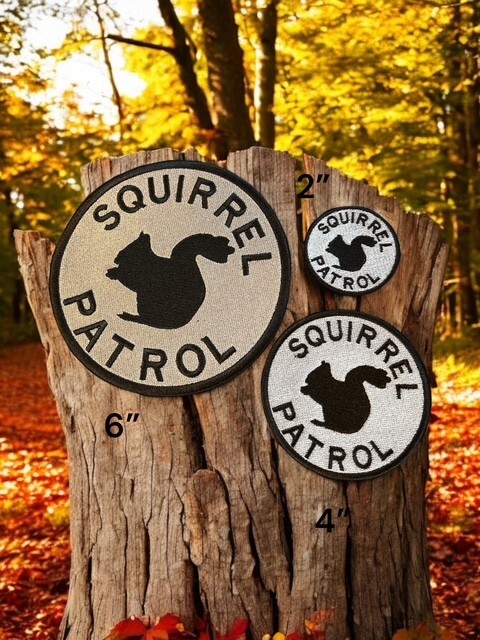 Squirrel Patrol Patch