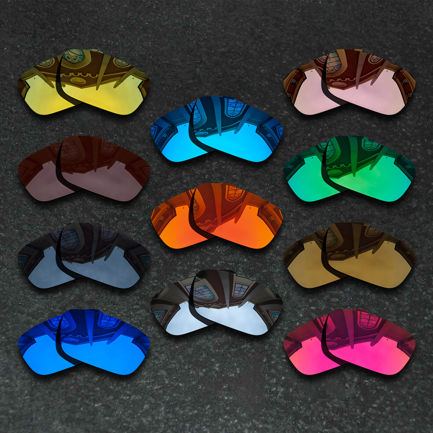 Polarized Replacement Lenses For-Spy Optic Helm-Variety choices