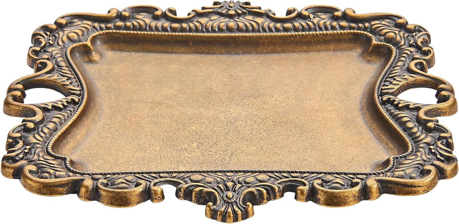 1 Pack Vintage Gold Jewelry Dish Antique Brass Jewelry Trays ideal for holding j
