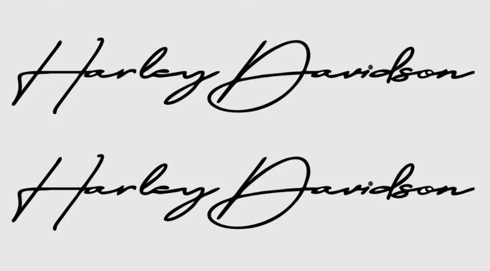 Harley Gas Tank Decal Stickers Dyna Sportster 448 883 Road Glide - Any Size