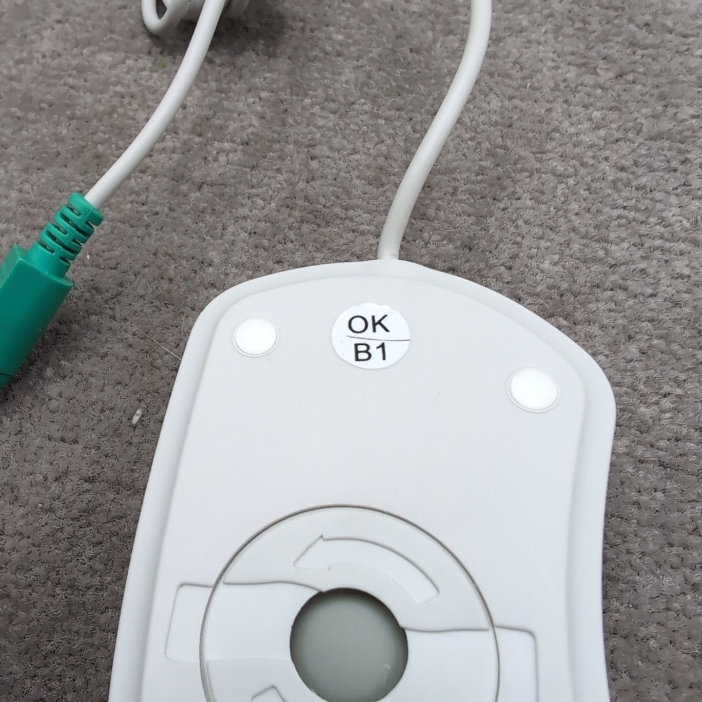 VTG Micro Innovations KB940C White Wired Mouse Brand New