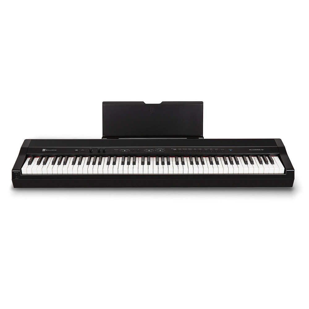 Williams Allegro IV 88Key Digital Piano With Bluetooth & Sustain Pedal Black