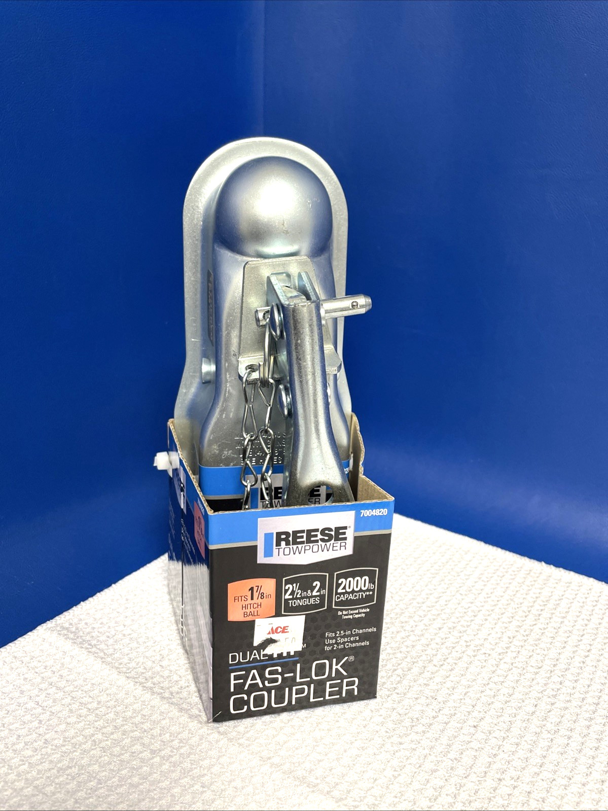 Reese Towpower 7004820 Dual Fit Fas Lok Zinc Coupler