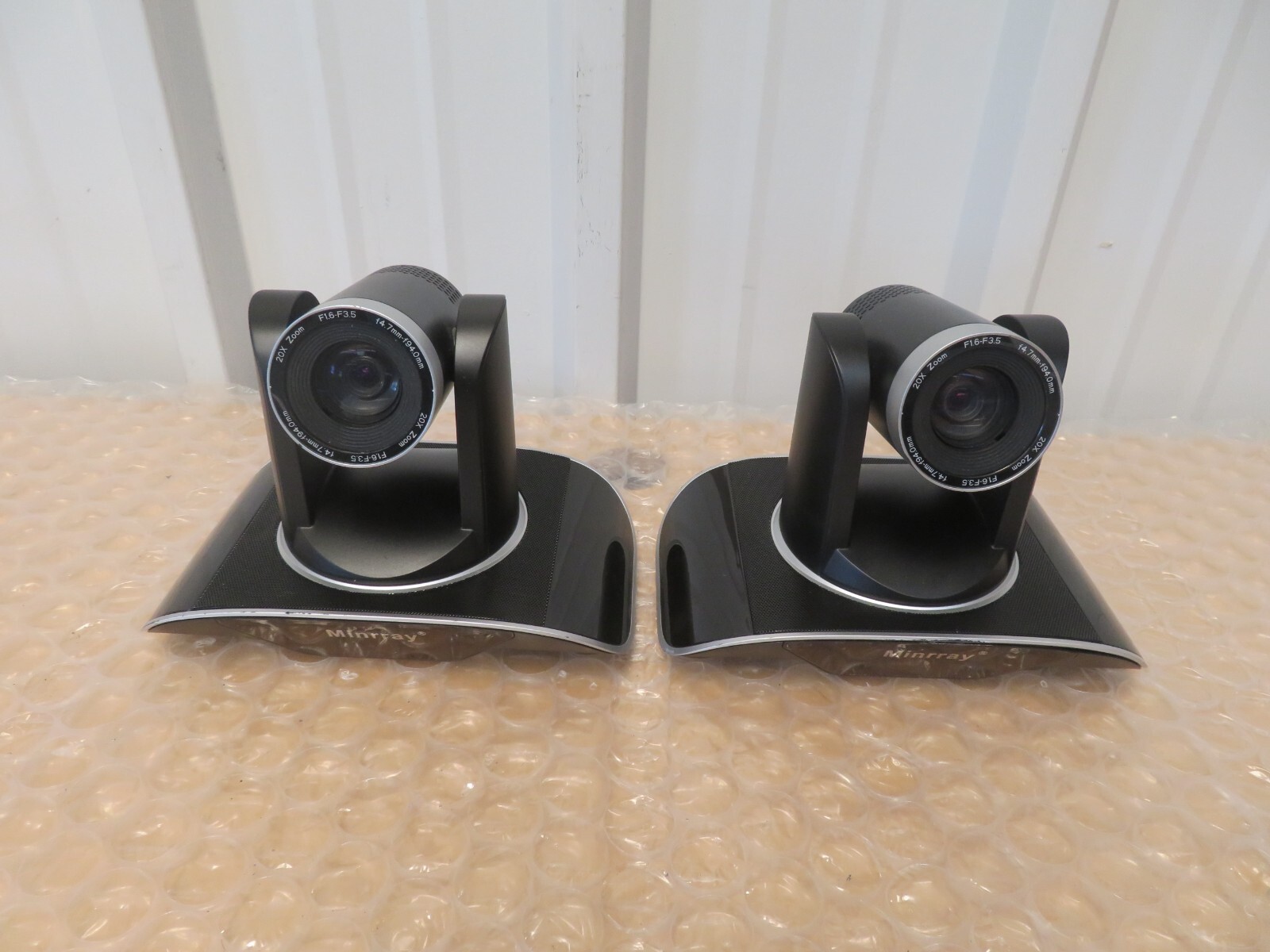 Set of 2  Minrray UV950AS-20-ST Full HD PTZ Cameras  FOR PARTS/REPAIRS (19495)